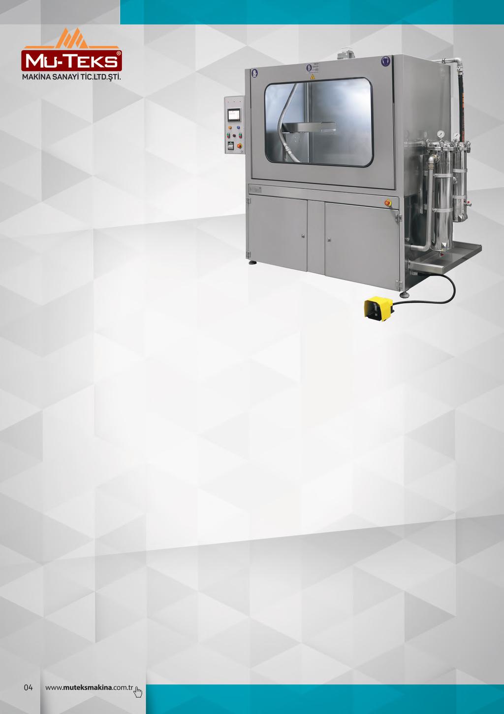 PY-200 DPF Dizel Partikül Temizleme Makinesi DPF Cleaner Machine Makina tamamen paslanmaz çelikten imal edilir.