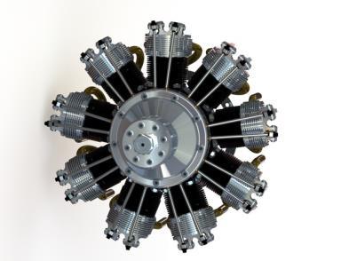 10 Şekil 1.9. Yıldız tip motor Şekil 1.10. Boksör tipi motorda parçaların dizilişi Şekil 1.