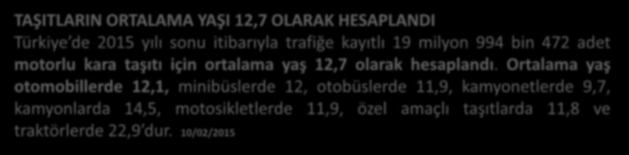 Diğer bir ifade ile ülkemizdeki tüm karayolu taşıtlarının yaklaşık %22 si LPG lidir (Mock, 2016; Sözer, 2015). Dolayısıyla Türkiye bu açıdan dünya için bir başarı hikâyesidir.