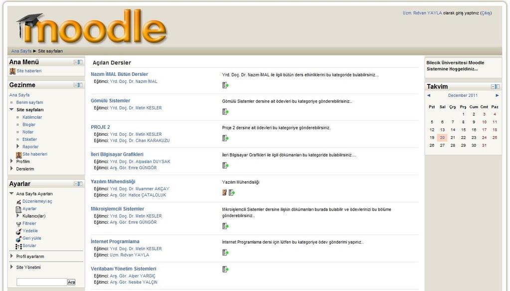 Moodle ÖYS Yazılımı (2) GPL genel kamu lisansı ile lisanslanmıştır.