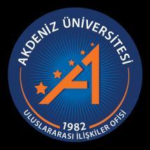 Akdeniz Üniversitesi 2018-2019 Akademik Yılı Uluslararası İlişkiler Ofisi