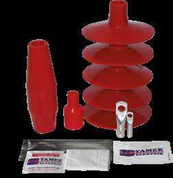 O.G. TEK DAMARLI HARC SLKON KABLO BAŞLIKLARI M.V. SINGLE CORE OUTDOOR SILICONE CABLE TERMINATIONS 3.5-6 kv 5.