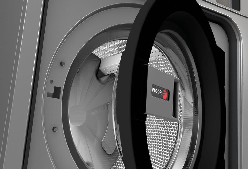 DAHA FAZLA PERFORMANS DAHA FAZLA DAYANIKLILIK Compact adlı yeni çamaşır makinesi ürün serisi, Endüstriyel Çamaşır Makinelerinin sunduklarına eşdeğer bir performans ve Profesyonel Çamaşır
