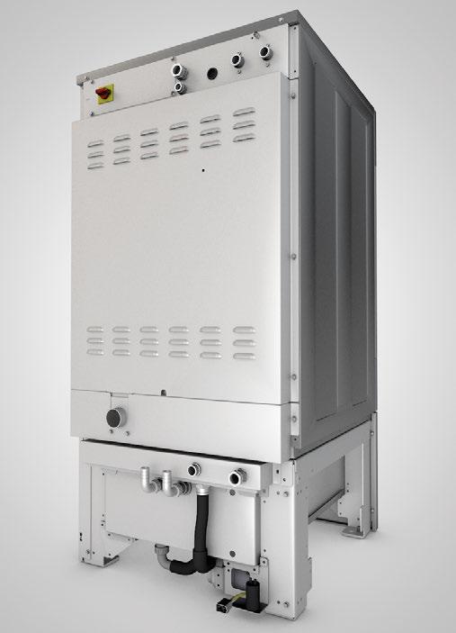Elektrikli ısıtıcıdan yararlanan bir model, sıcak sulu modele kolaylıkla çevrilebilir veya direnaj vanalı bir makine, pompalı bir makineye