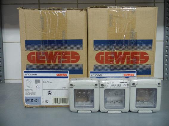 GEWİSS-GW-27001 SYSTEM SÜ KUTU 1M IP40 224 2,95 3,25 GEWİSS-GW-27003 SYSTEM S.