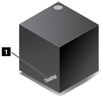 ThinkPad WiGig Dock'a genel bakış 1 Durum göstergesi: ThinkPad logosundaki gösterge bağlantı biriminin durumunu gösterir. Bağlantı birimi açık olduğunda gösterge sabittir (normal kipte). 1 2 USB 2.