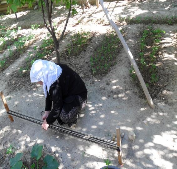 48 4. ARAġTIRMA BULGULARI 4.1. Kullanılan Araçlar AraĢtırmada yörede kolan dokuma üretiminde basit yer tezgâhı kullanıldığı görülmüģtür.