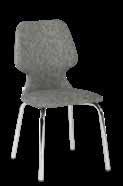 Adjustable Dokulu Leg Kumaş Soft Textile Fabric - Gri Dayanıklı Sünger Gray Resistant Sponge - Demonte Metal Ayak Demounted Metal Leg Statik Boya SANDALYE Static Paint - Kolay CHAIR Montaj / Yumuşak