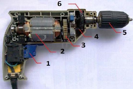 Motor, 3 Soğutma pervanesi, 4