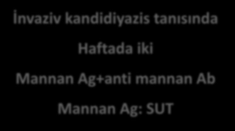 tanısında Haftada iki Mannan