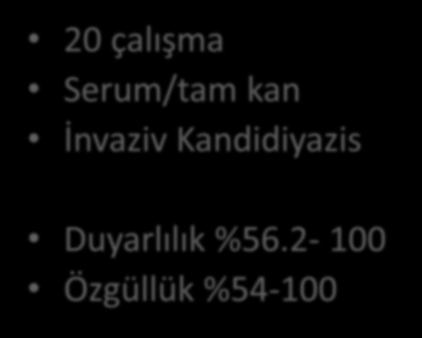 Candida - PCR 20 çalışma Serum/tam kan