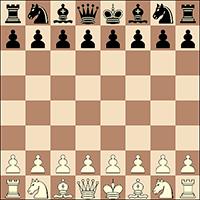 2.1 Satranç tahtası, çizgili 64 (8x8) eşit kareden oluşur ve kareleri sırayla açık (beyaz kareler) ve koyu (siyah kareler) renktedir.
