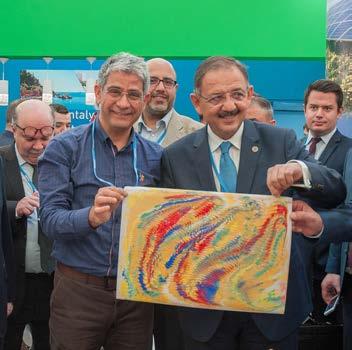 RABAT YUNUS EMRE ENSTITÜSÜ Bakan Özhaseki Rabat Yunus Emre Enstitüsü Standında Birleşmiş Milletler (BM) İklim Değişikliği Taraflar Konferansı (COP22) için hazırlanan Türkiye Delegasyon