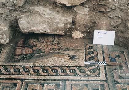 112 Arkeoloji / Archaeology Akratos Mozai i nin gün fl na ç k fl. Unearthing of Akratos Mozaic.