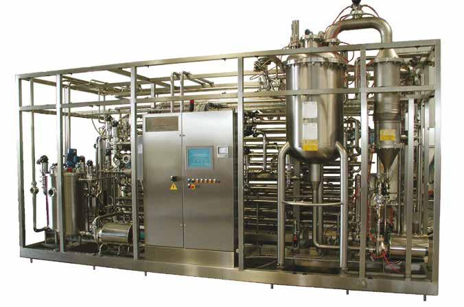 UHT SÜT STERİLİZATÖRÜ Sterilizatör, özellikle süt ve süt ürünleri için yüksek sıcaklıklarda (>130 C) mikrobiyal yükü sıfırlamak için, özel olarak dizayn edilmiş