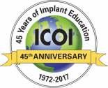 ICOI Türk ye & CagDer 1972 yılında kurulan Uluslararası Oral Implantologlar Kongresi (ICOI) ana misyonu her zaman tüm implant ekibi üyelerini küresel ölçekte eğitmek olmuştur.