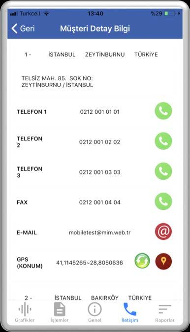 CARİ DETAYLARINI MI GÖRMEK İSTİYORSUNUZ? Cari hesaplara ait iletişim bilgileri detaylı olarak hazırlanmıştır.