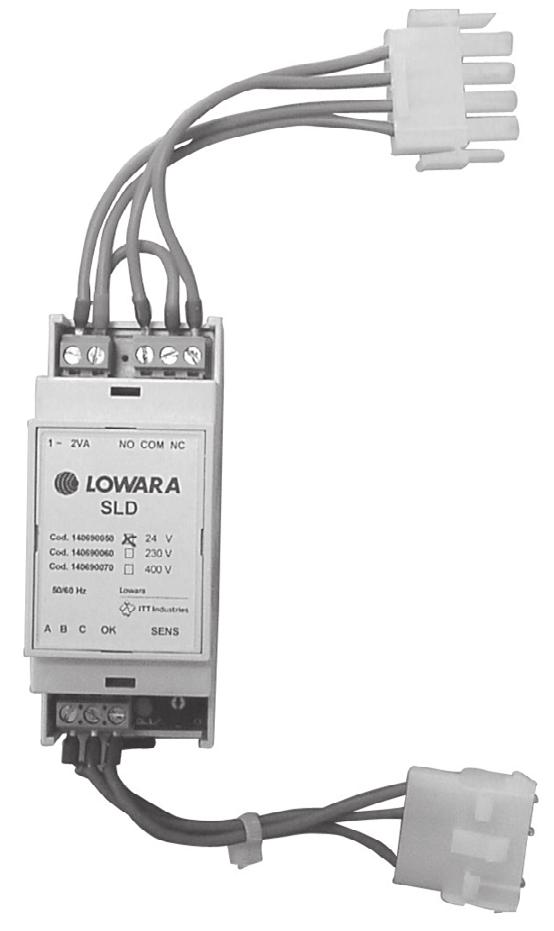 Seviye Probu Modülü UYGULAMALAR Elektrik panellerine ait aksesuar. SLD Serisi TEKNÝK ÖZELLÝKLER Kuru çalýþmaya karþý koruma olarak problarý kullanmak için elektronik modül.