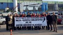 Özellikle bugün MESS ile yapılacak toplantı öncesinde açıklanan grev yasaklaması ile hükümet, MESS patronlarına açık desteğini bir kez daha göstererek, 130 bin metal işçinin emek mücadelesini hiçe