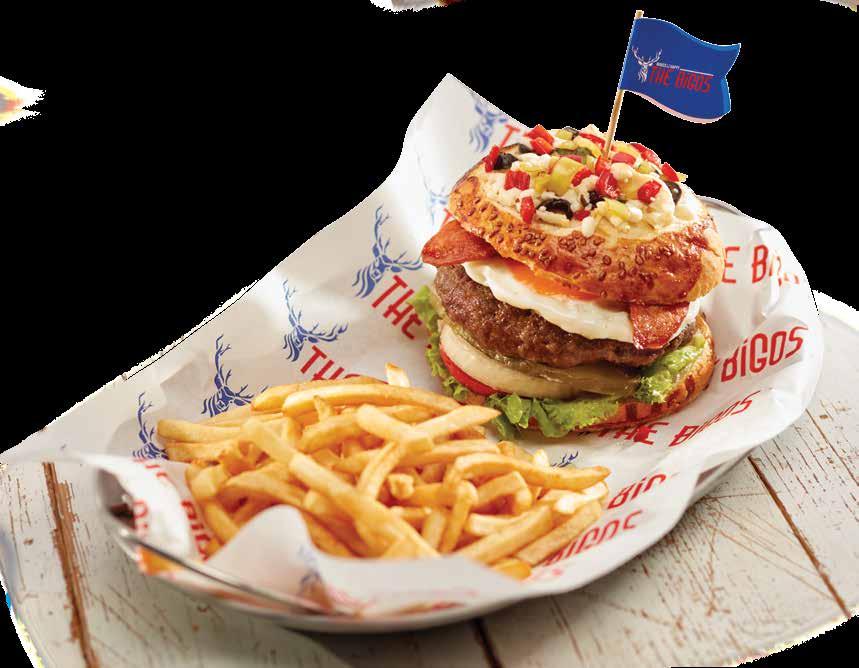 BURGERLER The Bigos Tavsiyesi Burger köftelerinizi orta pişmiş sipariş ederseniz lezzeti İkİye katlanacaktır! HONKY TONKY -- 23.
