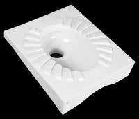 TEK PARÇA ÜRÜNLER STAND-ALONE PRODUCTS A096001 GÜNEŞ TİPİ HELA TAŞI ARKADAN YIKAMA GİRİŞLİ REAR FLUSH INLET SUN SQUATTING PAN 50 600 650 202 45