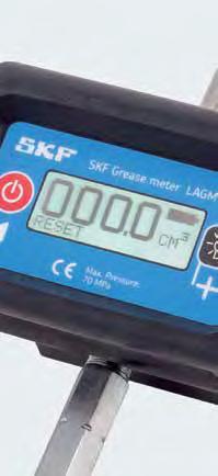Gres miktarını doğru şekilde ölçmek için SKF Gres Metre LAGM 1000E Tabancaların strok başına sevk ettiği gres miktarı pek çok değişkene bağlıdır.