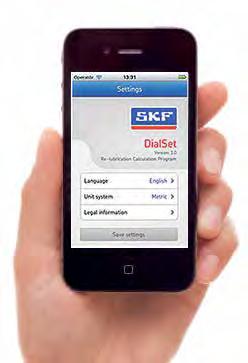 Yeniden yağlama sirkülasyon sistemleri için pratik yazılım SKF DialSet SKF DialSet yazılımı SKF otomatik yağlayıcıları ayarlamanıza yardımcı olmak için tasarlanmıştır.