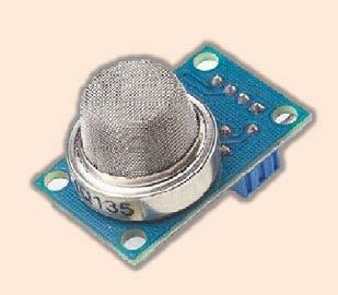 HAVA KALİTE SENSÖRÜ (MQ135) MQ135 hava kalite sensörü havadaki duman ve CO2 miktarını ölçen bir sensördür. Üzerinde A0, D0, GND, VCC pinleri mevcuttur.