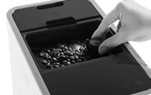 15 yukarıdaki adımı tekrar etmeniz gerekmektedir. Kahve çekilme ayarı Çekirdek kutusunun içinde bulunan kahve öğütücü ayarını sağa veya sola çevirerek kahvenizi dilediğiniz irilikte çekebilirsiniz.