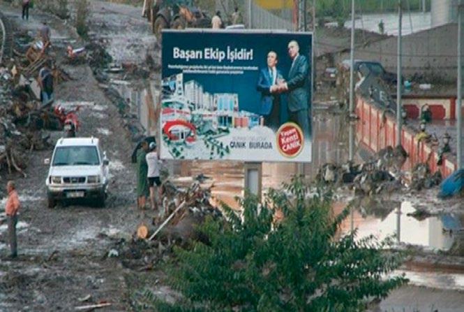 Şekil-10 Taşkın sonrası Mert Irmağı ve çevresi.