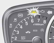 Aracınızı sürerken OIA056027 İkaz göstergesi LDWS düzgün çalışmadığı zaman, uyarı ışığı (SARI renkte) yanar. Aracınızı yetkili HYUNDAI servisine götürüp sistemi kontrol ettirmenizi öneririz.