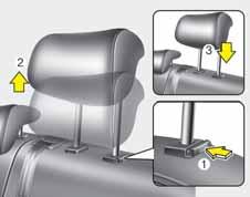 Başlıkların ortası gözlerin tepesiyle aynı yüksekliğe gelecek şekilde koltuk başlıklarını ayarlayınız (Bkz. şekil). Koltuk başlığını mümkün olduğunca yolcunun başına yakın olacak şekilde ayarlayınız.