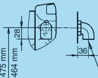 Döşeme Tipi Fan Coil C C 5 71 44 1 1 6 5 71 44 1 1 100 100 Su Çıkıș T Ø 1/2" F Su Giriș Detay Ø 15 dren.