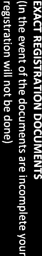 <leete rai KESİN KAYIT BELGELERİ EXACT REGISTRATİON DOCUMENTS (in the event of the documents are incomplete your registration wili not be done) The official high school diploma or document of