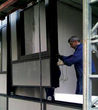 Modular units are manufactured including glazing units in the factory. This ensures an optimized: - Production process - Labor cost - Maximal control on quality - No influence of the weather.