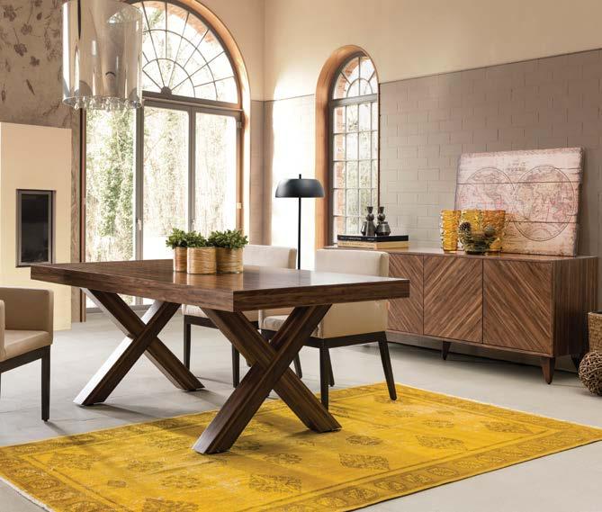 kaplama büfe, Ra ceviz kaplama yemek masası, Sunday sandalye, Venedik berjer Page Concept;