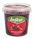 22 DOĞKAR ÜRÜNLER / DOĞKAR PRODUCTS Gül Reçeli / Rose Jam 500 gr. Çilek Reçeli / Strawberry Jam 500 gr.