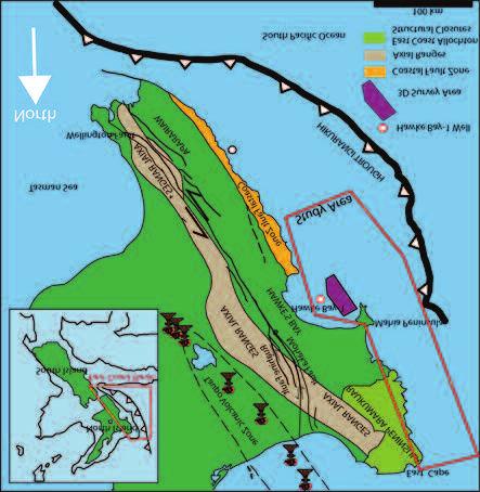 Seismic Interpretation and Restoration of a Forearc Basin System Offshore... hesaplandı. Ek olarak, 05CM-03 numaralı sismik hattan da Üst Miyosen den günümüze 4 kmlik bir kısalmanın olduğu hesaplandı.