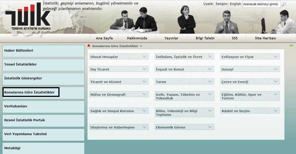 Türkiye İstatistik Kurumu (TÜİK) Farklı