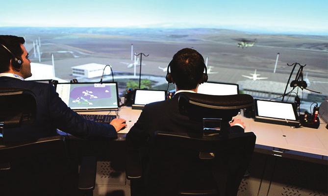 Kabulleri gerçekleşen simülatörlerin kurulumu ile DHMİ Hava Trafik Kontrolör eğitim kapasitesi en az iki kat artırılmış oldu.