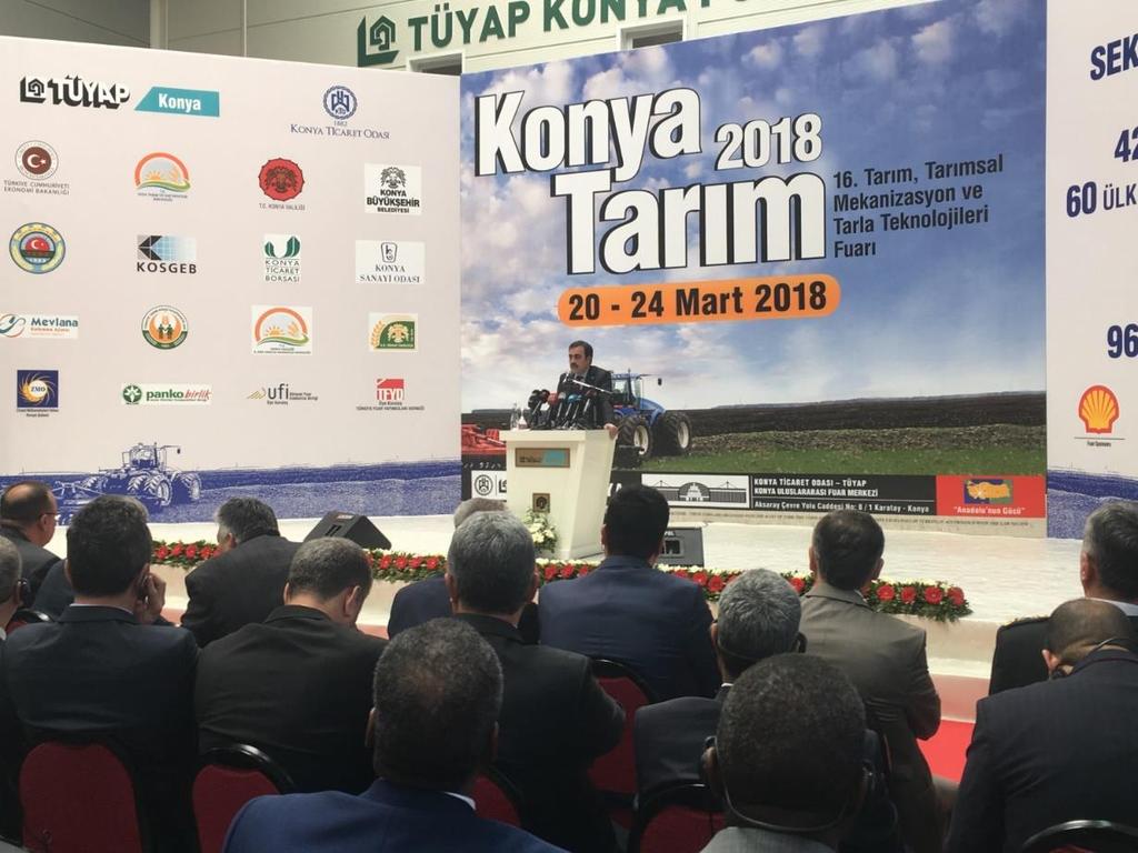 Makine İhracatçıları Birliği nce KONYA TARIM 2018 16. Tarım, Tarımsal Mekanzasyon ve Tarla Teknolojileri Fuarı na Alım Heyeti Başarıyla Gerçekleştirildi.