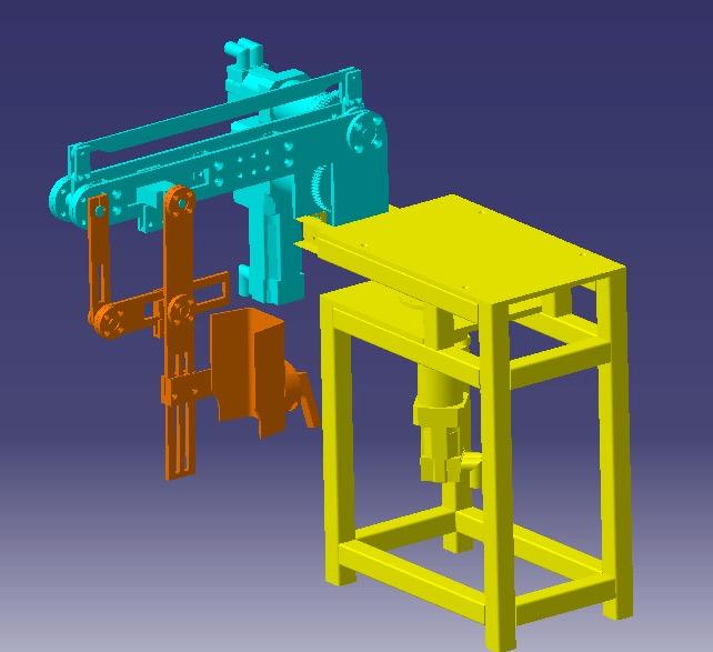 ROBOT KOLU LİNK 1 MOTOR 2 (SM 2 ) (Diz Eklemi) MOTOR 1 (SM 1 ) (Kalça Eklemi) Ø 3 - D.O.F Ø Diz (flex-eks) Ø Kalça (flex-eks,abd-add) Ø Diz linki parelelogram yapı LİNK