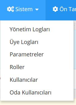 Üye Logları: Programın gümrük müşavirleri veya yetkilendirilmiş ihracatçı firmalar tarafından kullanılan ara yüzü üzerinde yapılan işlemlere ait log kayıtlarına erişimi sağlar.