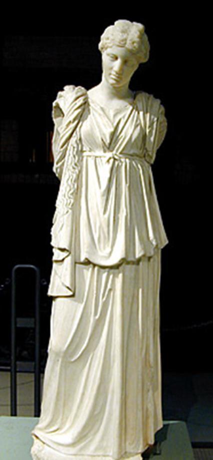 Kaynak: http://www.historia-mody.xbp.pl/wp-content/uploads/2011/01/girl_peplos. jpg (b.t.). Şekil 3.10. Eski Yunan Uygarlığında giyilen Peplos giysisi. 3.2.3.3. Himasyon Giysisi Eski Yunan Uygarlığının önemli giysilerinden biri de Himasyon dur.