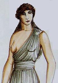 M.Ö. 440-400 ler de moda olan bu tasarımı, şimdilerde abiye elbiselerde bayanların vazgeçilmezleri arasındaki yerini almıştır.