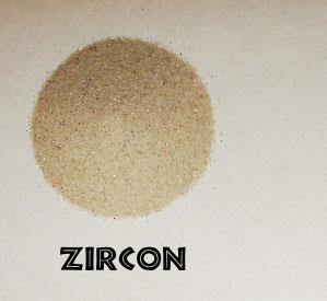 Zirkon Dökümcülükte kullanılan bir diğer kum çeşidi de zirkon kumudur.