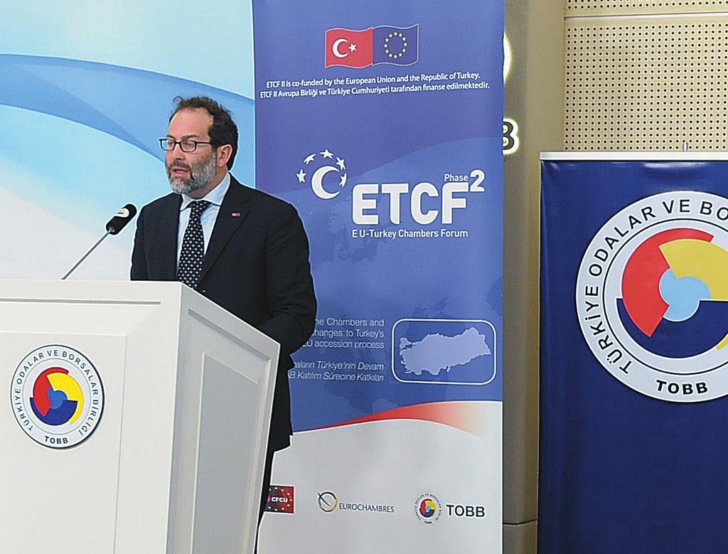 BAKAN YAZICI: TİCARET KÖPRÜLERİ ASLINDA BİR ÇEŞİT KÜLTÜR KÖPRÜLERİDİR Gümrük ve Ticaret Bakanı Hayati Yazıcı toplantıda yaptığı konuşmada, Bakanlık olarak amacımız Türkiye yi ticaretin en kolay