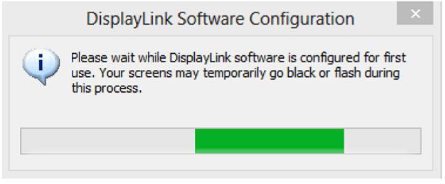 Yes (Evet)'e tıklayın DisplayLink yazılımı son kullanıcı lisans sözleşmesi penceresi açılır. 3.