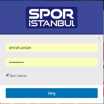 4. KULLANICI GİRİŞİ Ana sayfada sol üst köşede Oturum Aç linki seçildiğinde aşağıdaki giriş ekranı açılır.