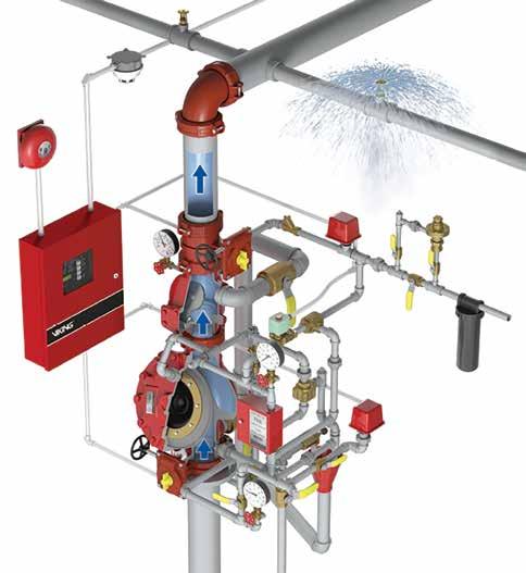 YANGIN GRUBU Viking Çift Kilitlemeli Ön Tepkili Alarm Vanaları (Double Interlock Preaction System) FLANŞLI TİP PN16 3 4 6 Tanım Art. No EURO/Adet Art. No EURO/Adet Art. No EURO/Adet Model F Baskın Vanası Takımı 15.